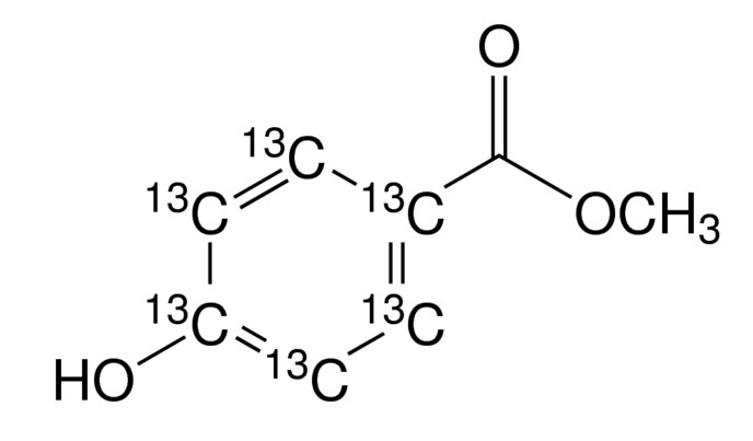 乙腈中对羟基苯甲酸甲酯-13C6溶液，100μg/mL MeP-13C6 Solution in Acetonitrile, 100μg/mL