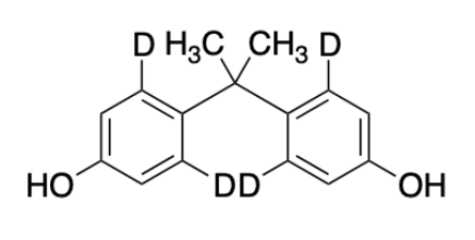 乙腈中双酚A-2,2′,6,6′-D4溶液，100μg/mL Bisphenol A-2,2′,6,6′-d4 Solution in Acetonitrile, 100μg/mL