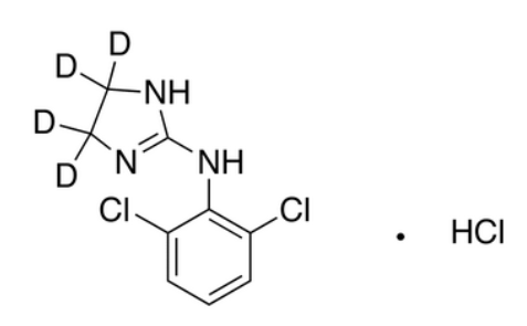 甲醇中盐酸可乐定-D4溶液，100μg/mL Clonidine hydrochloride-d4 Solution in Methanol, 100μg/mL
