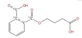 甲基叔丁基醚中单(3-羧基丙基)邻苯二甲酸酯-13C4溶液，10μg/mL Mono (3-carboxypropyl) phthalate-13C4 Solution in MTBE, 10μg/mL