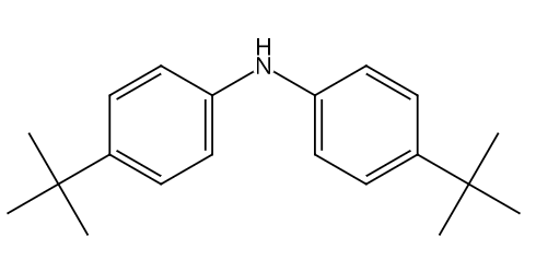 甲醇中二(4-叔丁基苯基)胺溶液，100μg/mL Bis(4-tert-butylphenyl)amine Solution in Methanol, 100μg/mL