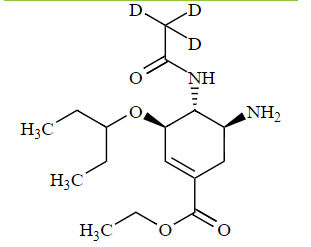 乙腈中奥司他韦-D3溶液，100μg/mL Oseltamivir-d3 Solution in Acetonitrile, 100μg/mL