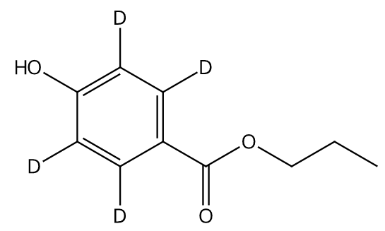 甲醇中对羟基苯甲酸丙酯-D4溶液，100μg/mL Propyl 4-hydroxybenzoate-d4 Solution in Methanol, 100μg/mL