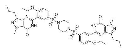 二甲基亚砜中西地那非二聚体杂质溶液，100μg/mL Sildenafil dimer impurity Solution in DMSO, 100μg/mL