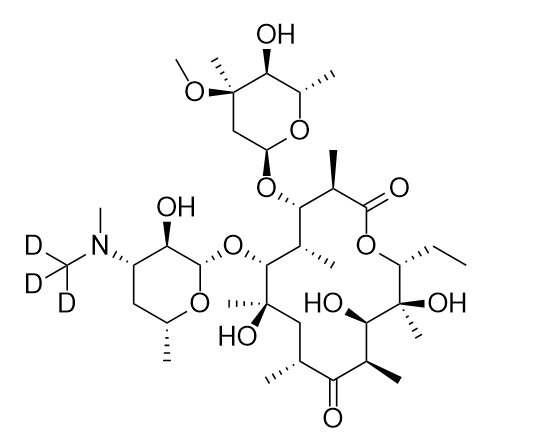 甲醇中红霉素-D3溶液，100μg/mL Erythromycin-d3 Solution in Methanol, 100μg/mL