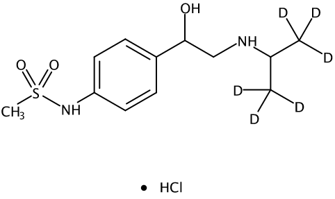 甲醇中索他洛尔-D6盐酸盐溶液，100μg/mL Sotalol-d6 hydrochloride Solution in Methanol, 100μg/mL
