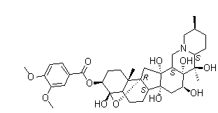 乙腈中藜芦碱溶液，100μg/mL Veratridine Solution in Acetonitrile, 100μg/mL