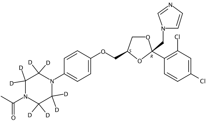 乙腈中酮康唑-D8溶液，100μg/mL Ketoconazole-d8 Solution in Acetonitrile, 100μg/mL