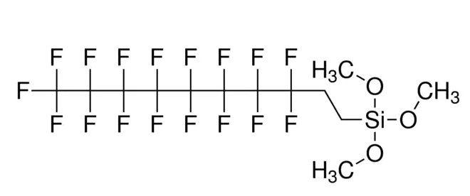 正己烷中1H,1H,2H,2H-全氟癸基三甲氧基硅烷溶液，1000μg/mL 1H,1H,2H,2H-Perfluorodecyltrimethoxysilane Solution in Hexane, 1000μg/mL