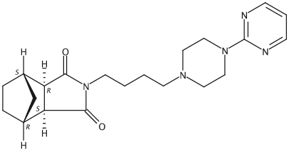 甲醇中坦度螺酮溶液，100μg/mL Tandospirone Solution in Methanol, 100μg/mL