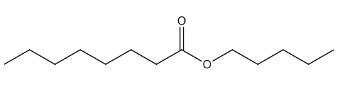 丙酮中辛酸戊酯溶液，100μg/mL Amyl octanoate Solution in Acetone, 100μg/mL