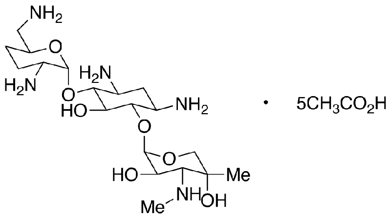 甲醇/水中庆大霉素C1a五乙酸盐溶液，100μg/mL Gentamicin C1a pentaacetate salt Solution in Methanol/Water, 100μg/mL