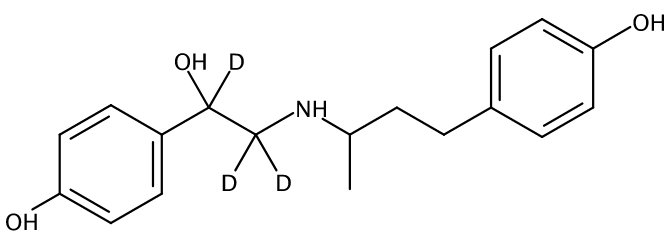 甲醇中莱克多巴胺-D3溶液，100μg/mL Ractopamine-d3 Solution in Methanol, 100μg/mL