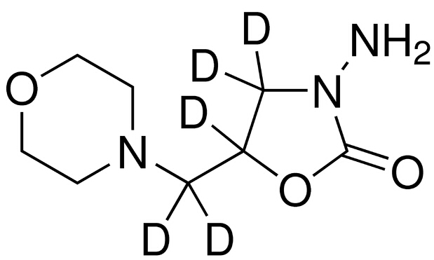 甲醇中3-氨基-5-吗啉甲基-2-恶唑烷酮-D5溶液，100μg/mL 3-Amino-5-morpholinomethyl-2-oxazolidinone-d5 Solution in Methanol, 100μg/mL