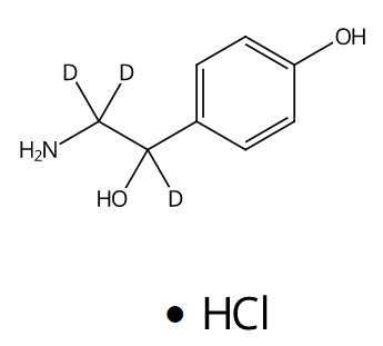 甲醇中章胺-D3盐酸盐溶液，100μg/mL Octopamine-d3 hydrochloride Solution in Methanol, 100μg/mL