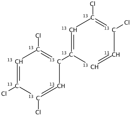 壬烷中2,3',4,4',5-五氯联苯-13C12溶液，5μg/mL 2,3',4,4',5-Pentachlorobiphenyl-13C12 Solution in Nonane, 5μg/mL