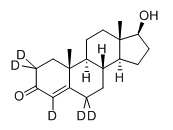 乙腈中睾酮-D5溶液，10μg/mL Testosterone-d5 Solution in Acetonitrile, 10μg/mL