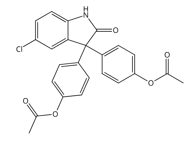 乙腈中4-氯双醋酚丁溶液，1000μg/mL 4-Chloro-oxyphenisatin diacetate Solution in Acetonitrile, 1000μg/mL