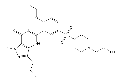 甲醇中羟基硫代豪莫西地那非溶液，100μg/mL Hydroxythiohomo sildenafil Solution in Methanol, 100μg/mL