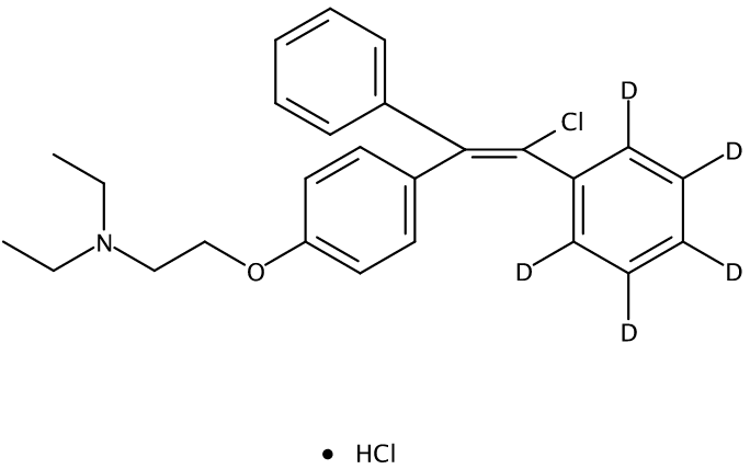 氯米芬-D5盐酸盐 Clomifene-d5 hydrochloride
