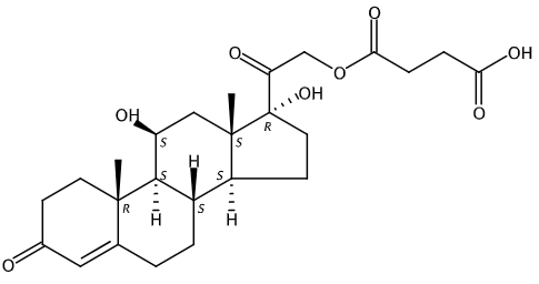 乙腈中氢化可的松琥珀酸酯溶液，100μg/mL Hydrocortisone hemisuccinate Solution in Acetonitrile, 100μg/mL