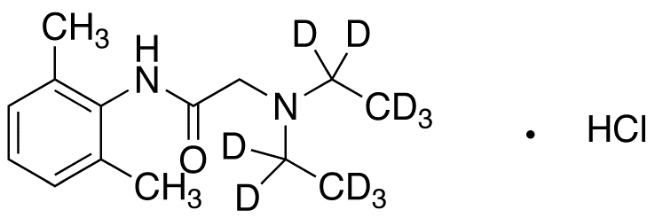 甲醇中利多卡因-d10盐酸盐溶液，100μg/mL Lidocaine-d10 hydrochloride Solution in Methanol, 100μg/mL