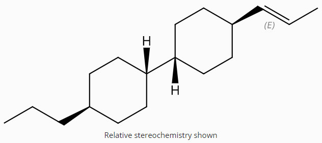 甲醇中(反式,反式)-4-(1E-丙烯基)-4'-丙基-1,1'-双环己烷溶液，100μg/mL (trans,trans)-4-(1E-Propenyl)-4′-propyl-1,1′-bicyclohexane Solution in Methanol, 100μg/mL