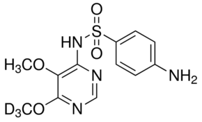 甲醇中磺胺邻二甲氧嘧啶-D3溶液，100μg/mL Sulfadoxine-d3 Solution in Methanol, 100μg/mL