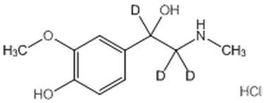 甲醇中DL-变肾上腺素-D3盐酸盐溶液，100μg/mL DL-Metanephrine-d3 hydrochloride Solution in Methanol, 100μg/mL