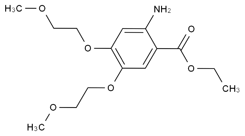 4,5-二（2-甲氧基乙氧基）-2-氨基苯甲酸乙酯 Ethyl 4,5-Bis(2-Methoxyethoxy)-2-Aminobenzoate