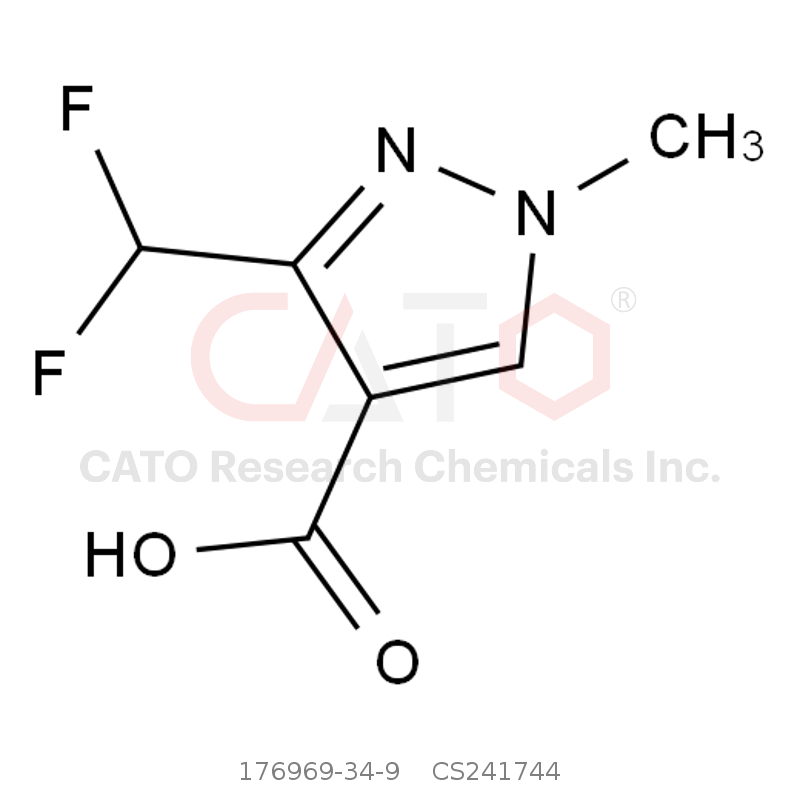 3-(二氟甲基)-1-甲基-1H-吡唑-4-羧酸 3-(Difluoromethyl)-1-methyl-1H-pyrazole-4-carboxylic acid