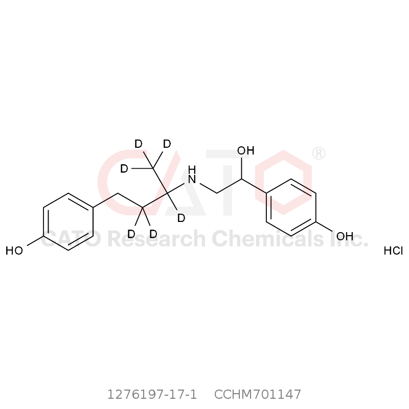 莱克多巴胺-d6 盐酸盐