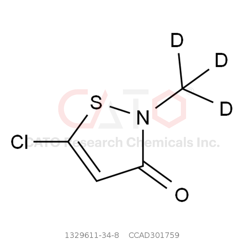 5-氯-2-甲基-3-异噻唑酮-d3