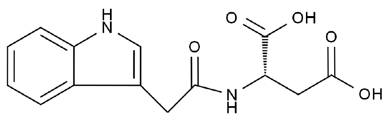 (S)-2-(2-(1H-吲哚-3-基)乙酰氨基)琥珀酸 Indole-3-acetyl-L-aspartic Acid