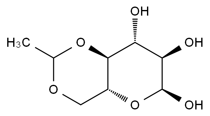 4,6-O-亚乙基-α-D-葡萄糖 4,6-O-Ethylidene-α-D-Glucopyranose
