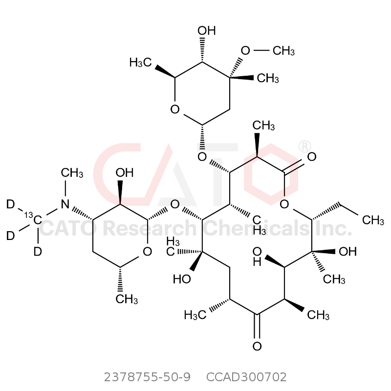 红霉素-13C,d3 Erythromycin-13C,d3