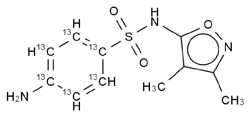 磺胺二甲异唑同位素13C6 Sulfisoxazole-13C6