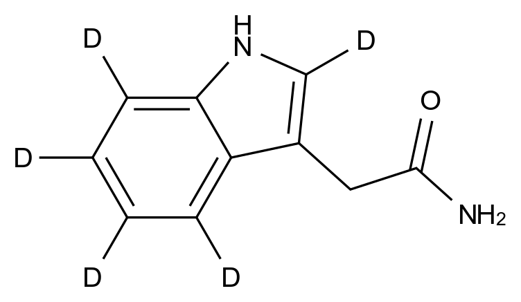 1H-吲哚-3-乙酰胺-d5 Indole-2,4,5,6,7-d5-3-acetamide