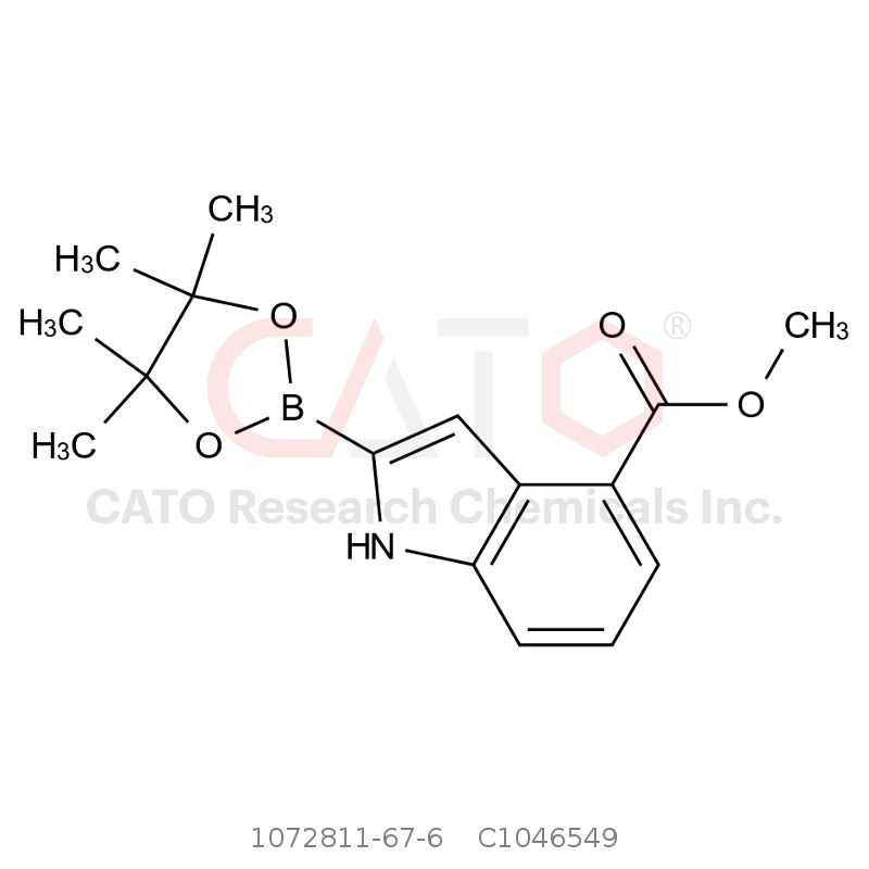 4-Methoxycarbonyl-1H-indole-2-boronic acid pinacol ester