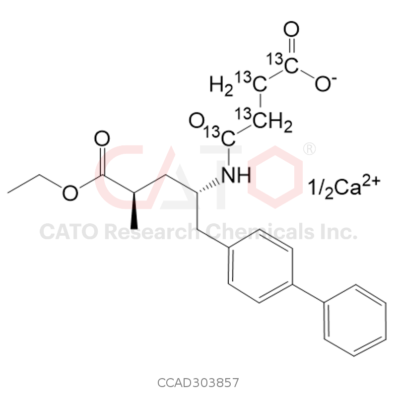 沙库巴曲-13C4 钙盐
