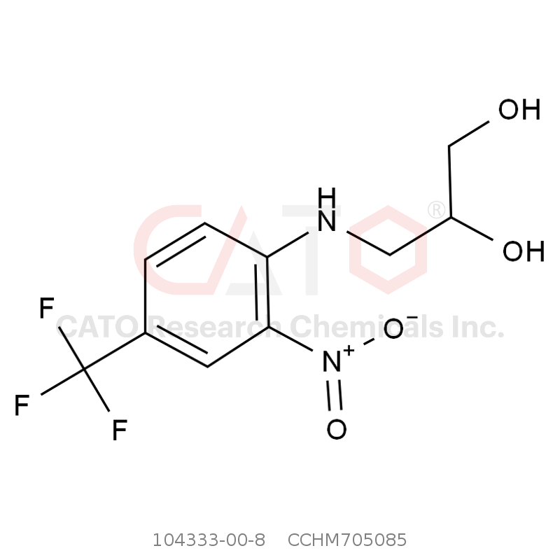 3-（2-硝基-4-（三氟甲基）苯基）氨基）丙烷-1,2-二醇 3-((2-Nitro-4-(trifluoromethyl)-phenyl)amino)propane-1,2-diol