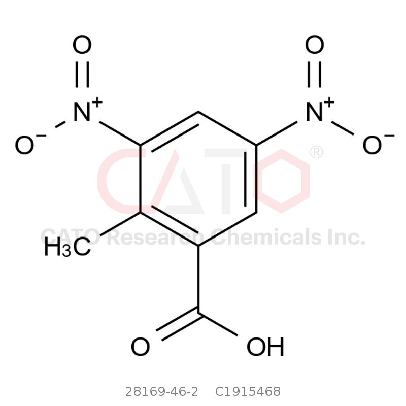 3,5-二硝基邻甲基苯甲酸 3,5-Dinitro-2-methylbenzoic acid