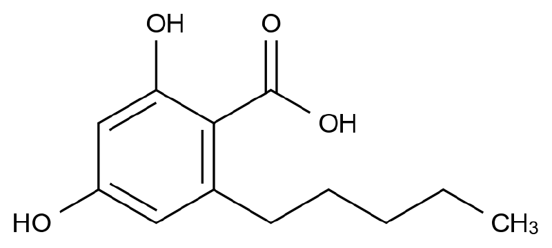 2,4-二羟基-6-戊基苯甲酸 2,4-Dihydroxy-6-pentylbenzoic Acid