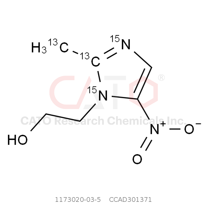 Metronidazole-13C2,15N2
