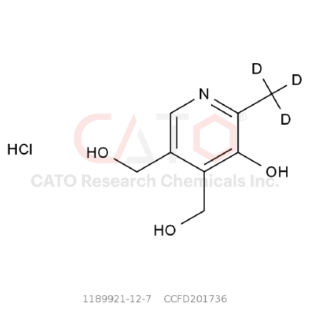吡哆醇-d3盐酸盐_1189921-12-7