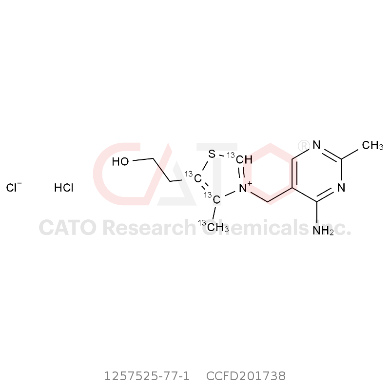 硫胺素盐酸盐-13C4 Thiamine Hydrochloride-13C4