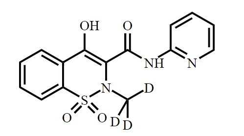 乙腈中吡罗昔康-D3溶液，100μg/mL Piroxicam-d3 Solution in Acetonitrile, 100μg/mL