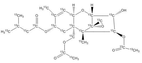 乙腈中T-2毒素-13C24(T2-13C24)溶液，2.5μg/mL T-2 Toxin-13C24 Solution in Acetonitrile, 2.5μg/mL