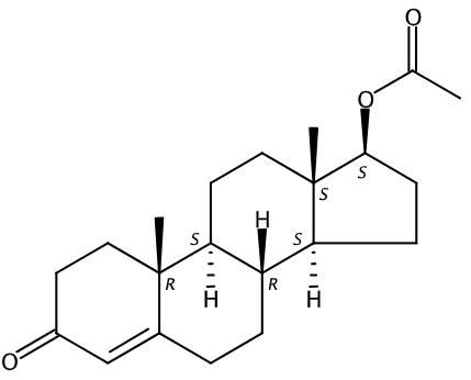 乙腈中醋酸睾酮溶液，1000μg/mL Testosterone acetate Solution in Acetonitrile, 1000μg/mL