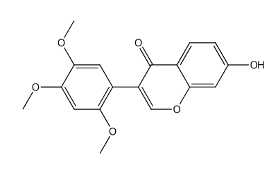 7-羟基-2′,4′,5′-三甲氧基异黄酮 7-Hydroxy-2′,4′,5′-trimethoxyisoflavone